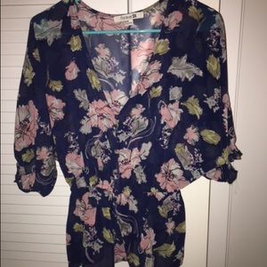Forever 21 peplum blouse